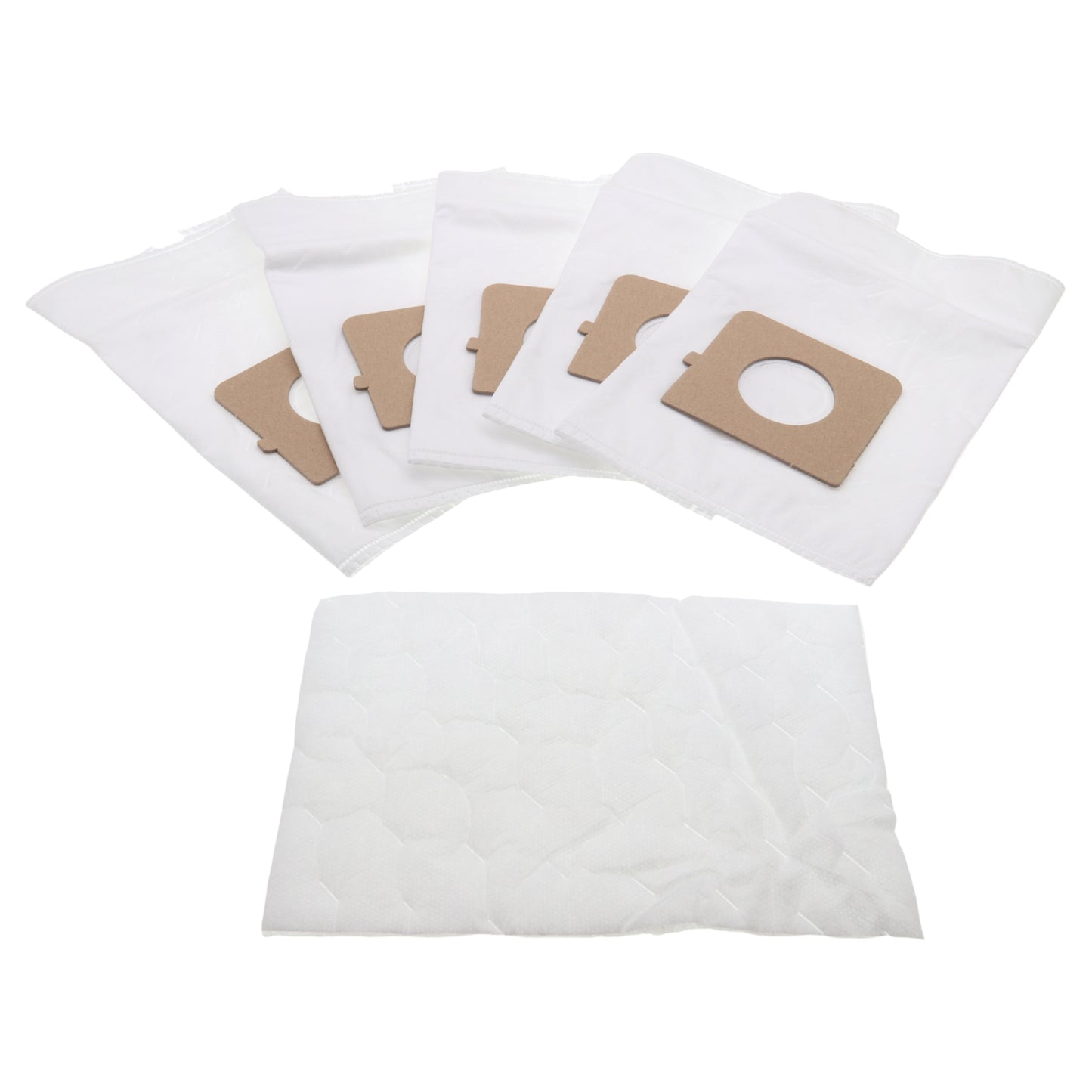 5 Sacchetti compatibili per aspirapolvere Rowenta Power Space e Moulinex ZR007001
