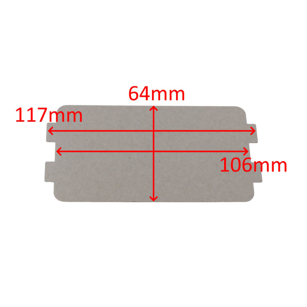 Midea piastra coperchio mica forno microonde per Sharp Panasonic R2 R6 NNE NNK