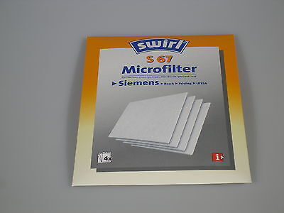 Swirl S67 4 Micro Filters Universal DeLonghi Bosch Siemens Privileg