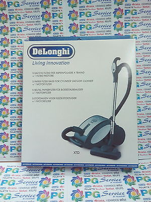 DeLonghi 5 Sachets + 1 Filtre Aspirateur Orbit XTD3095 XTD3080 XTD3071 XTD