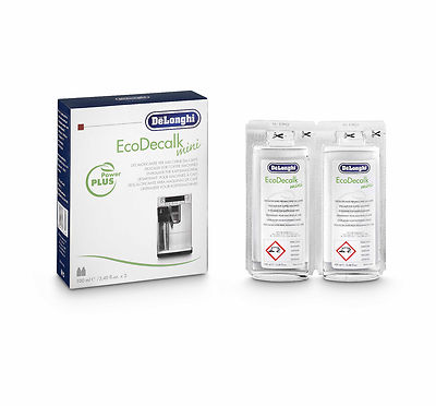 Delonghi decalcificante calcare EcoDecalk Saeco Ariete Gaggia Nespresso 2x100ml