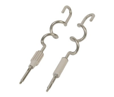 Moulinex Tefal 2x whisks pastry hook Prep Line 200 8141 8142 HM410 HT411