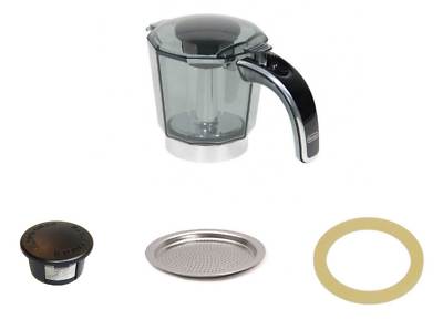Carafe Delonghi couvercle joint filtre Alicia Plus 4 tasses EMKP42.B