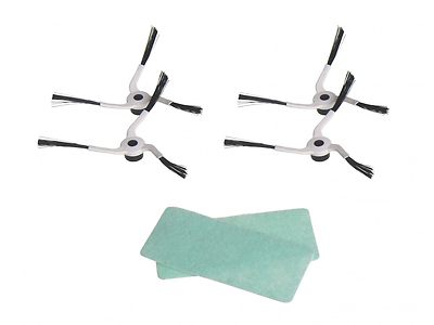 MENALUX KIT 4 SPAZZOLE + 2 FILTRI PER ROBOT ASPIRAPOLVERE PHILIPS FC9910 HOMERUN