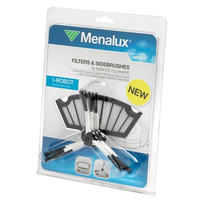 Menalux iRobot Roomba 500 520 530 505 540 565 vacuum cleaner brushes filter kit