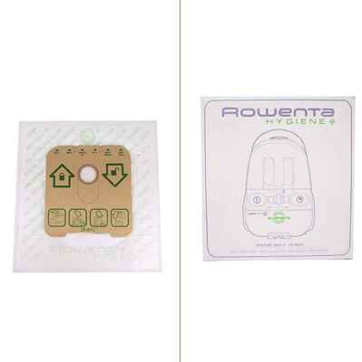 Rowenta 4 sacchi sacchetti + filtro aspirapolvere Hygiene RO6037 RO6021 ZR001201
