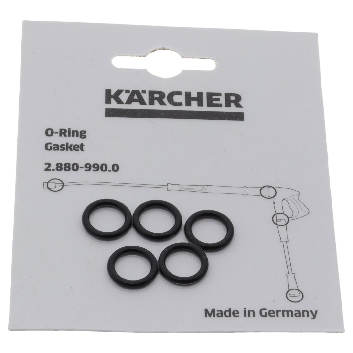 Karcher kit 5x garnituri 12mm tub pentru mânere extensie aparat de spălat cu presiune K3 K5 K7
