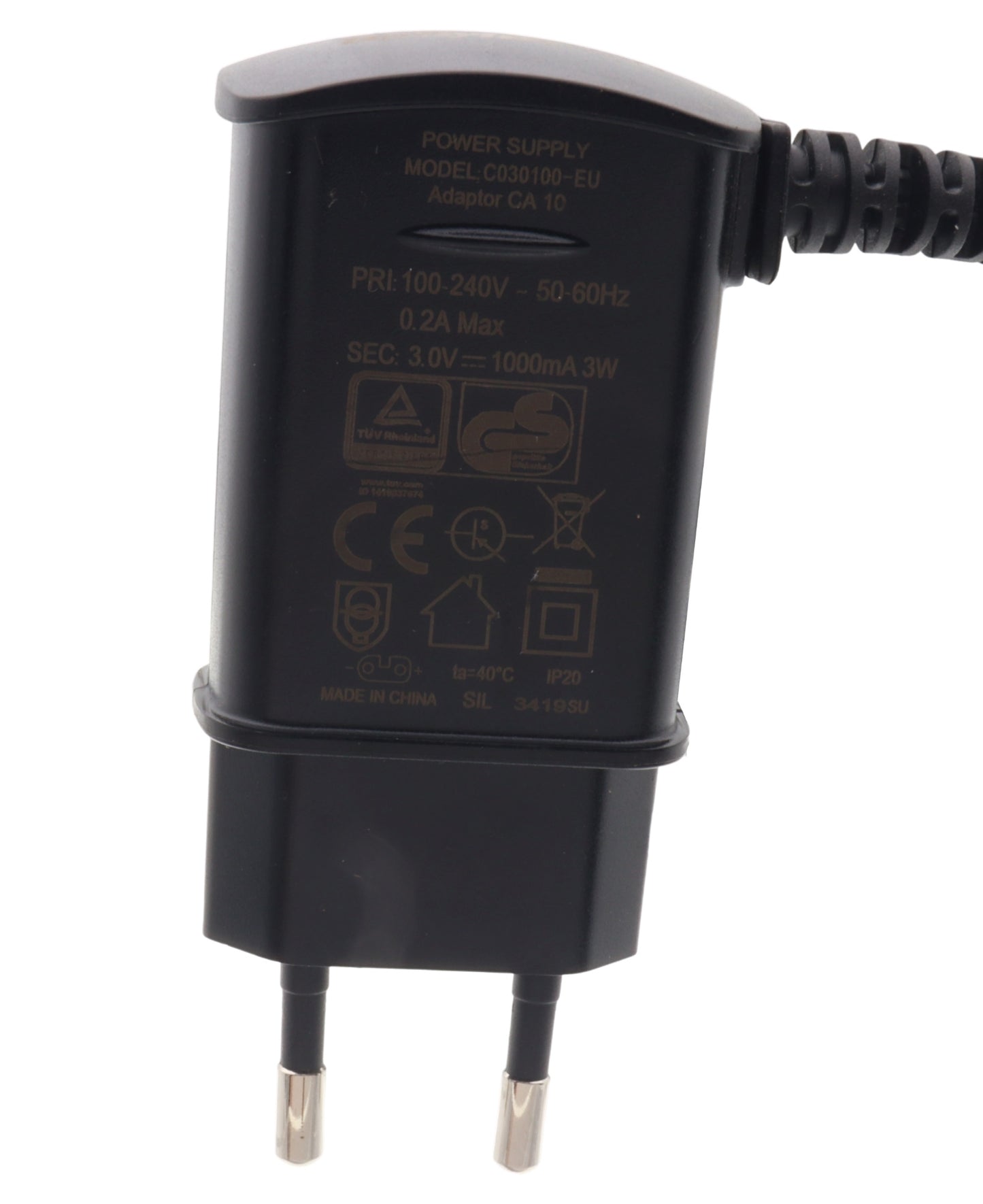 BaByliss Ladegerät C030100 Rasierer Men T861E T881E T885E T158A