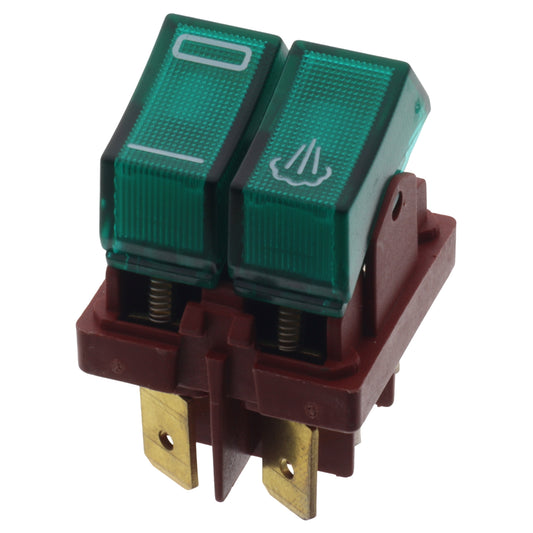 Gaggia Philips Saeco interruttore doppio verde macchina caffè Via Veneto SIN013 COM004
