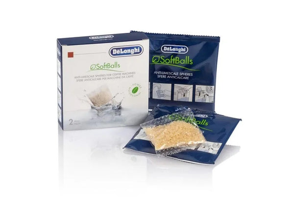 Las esferas Softballs de Delonghi evitan la acumulación de cal agua de café universal
