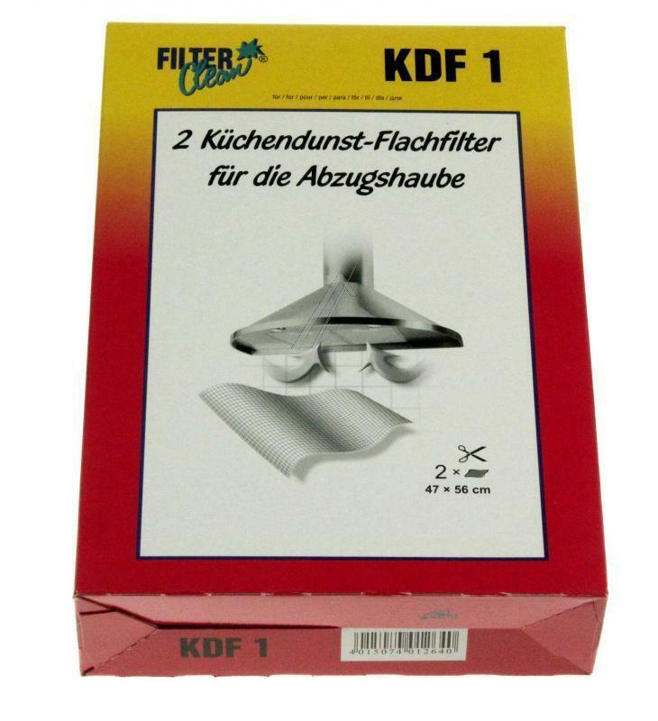 FilterClean KDF1 2x filtri cappa ritagliabili indicatore 47x56cm Faber AEG Frank