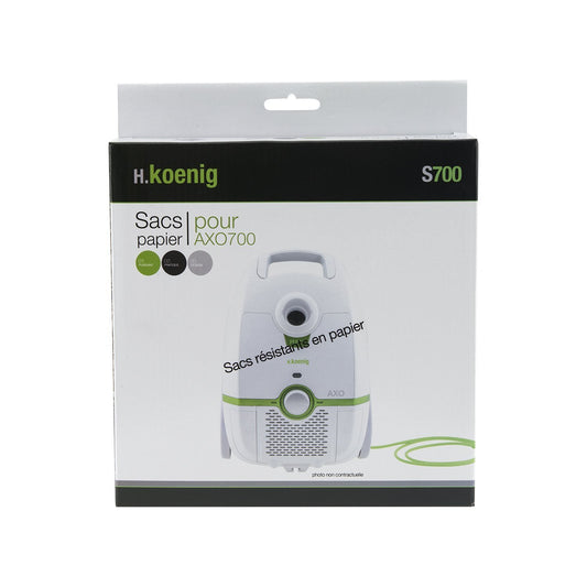 H. Koenig Kit 12 sacchi sacchetti filtri polvere aspirapolvere AXO700 700