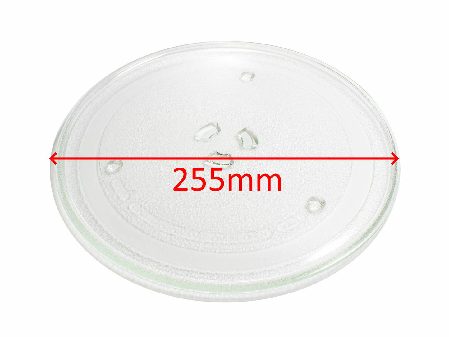 Placa Vidrio 25,5cm 255mm Microondas Samsung G27 GE11 GE73 GW73 M16 ME7 MW7