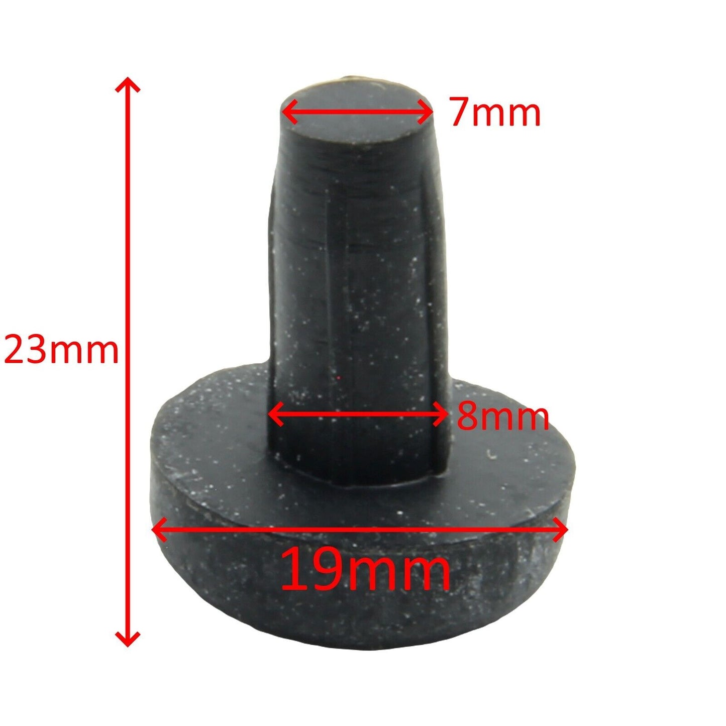 RGV piedino gommino supporto gomma 23mm 19mm grattugia Maxi Vip 8G/S 90295