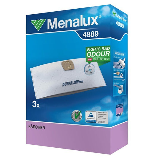 Menalux 3 zakken 25L 30L stofzuiger Karcher Parkside Einhell Thomas