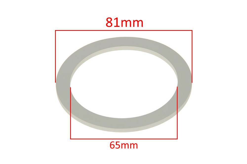 Delonghi junta anillo 81mm cafetera moka eléctrica Alicia 9 tazas EMK9