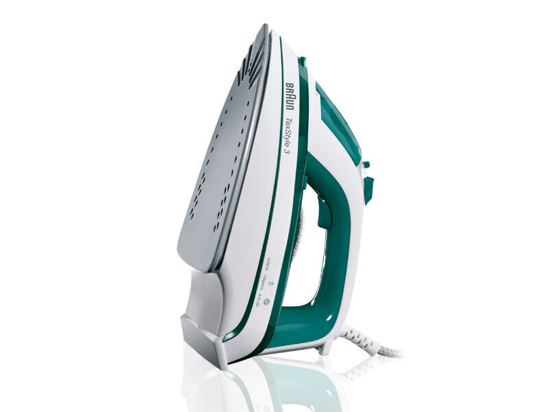 Braun ferro da stiro a vapore TS345 TexStyle 3 2000W verde piastra ceramica