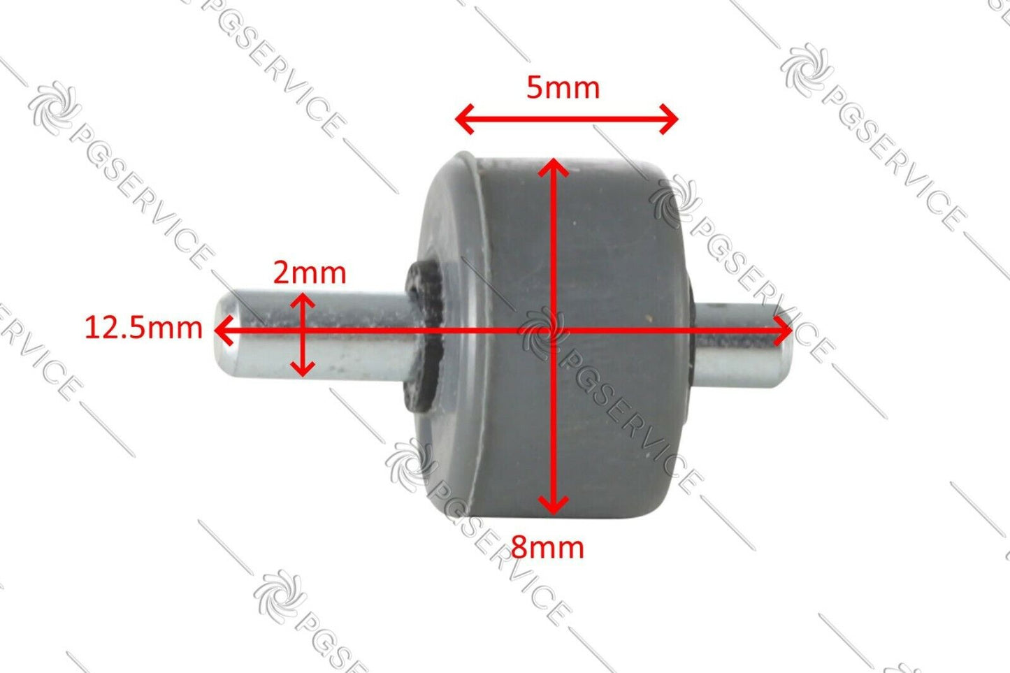 Rowenta ruota 8mm spazzola scopa X-Pert 160 3.60 RH6921 RH6974 RH7221 RH7237