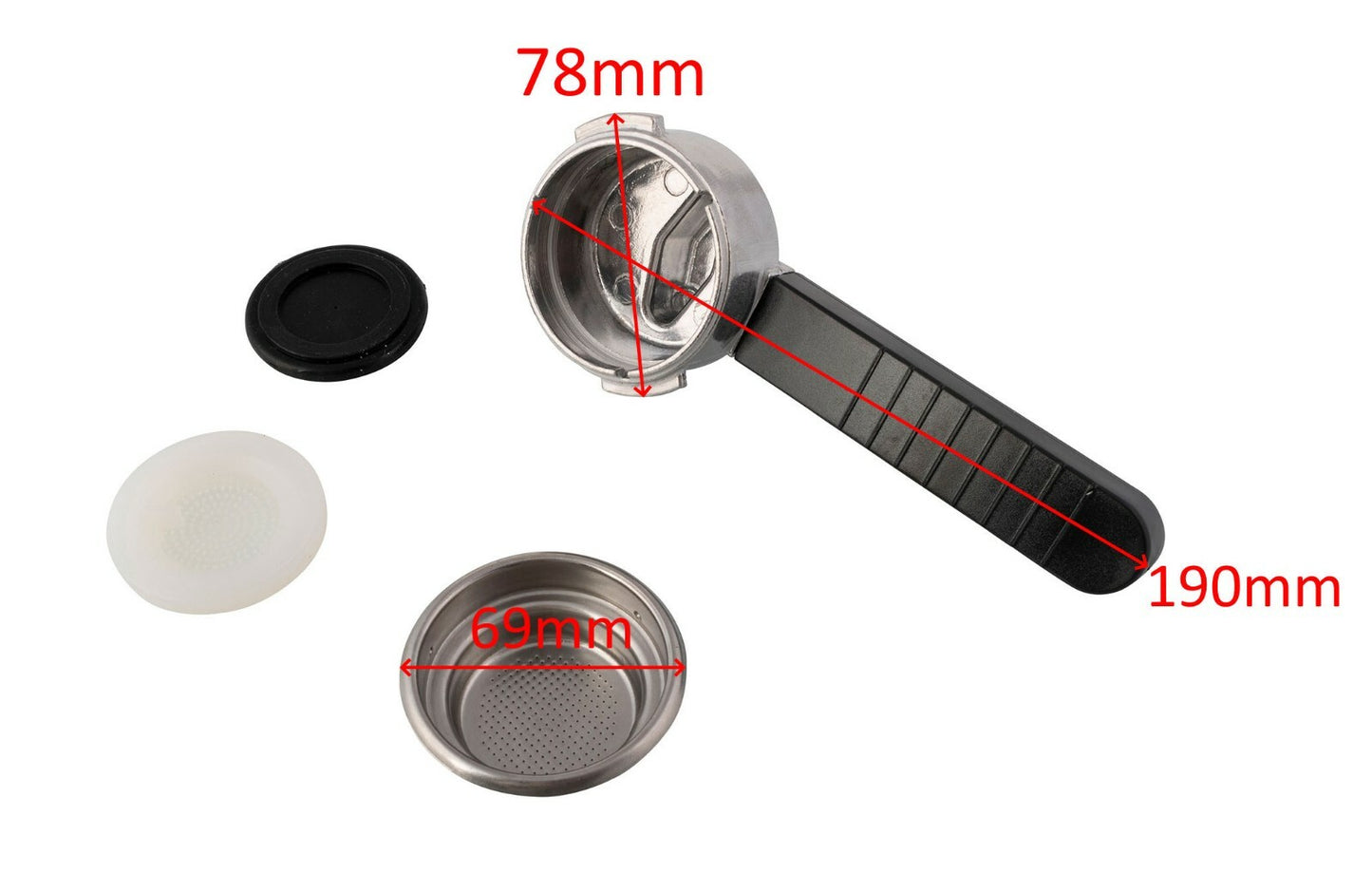 H.Koenig Boom Arm Support Door Filter Disc Rubber Coffee Machine EXP530