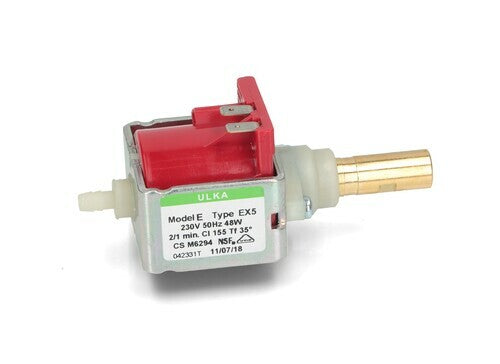 Ulka pompa acqua EX5 48W 220V 15bar ottone macchina caffè Vaporetto Polti Saeco