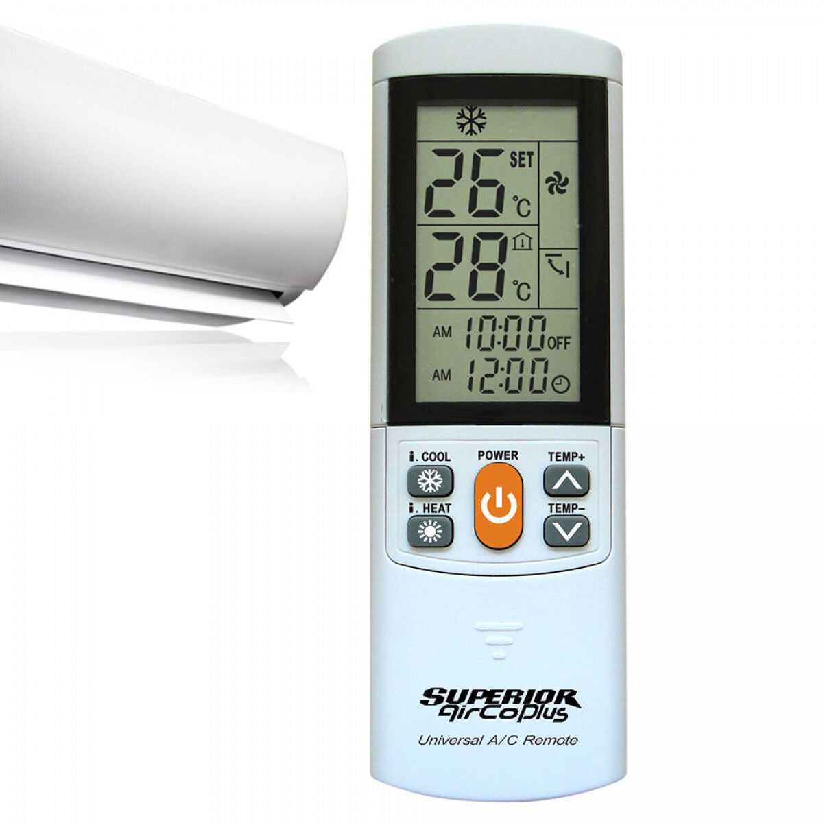 Superior AirCo universal air conditioner remote control for Panasonic Daikin LG