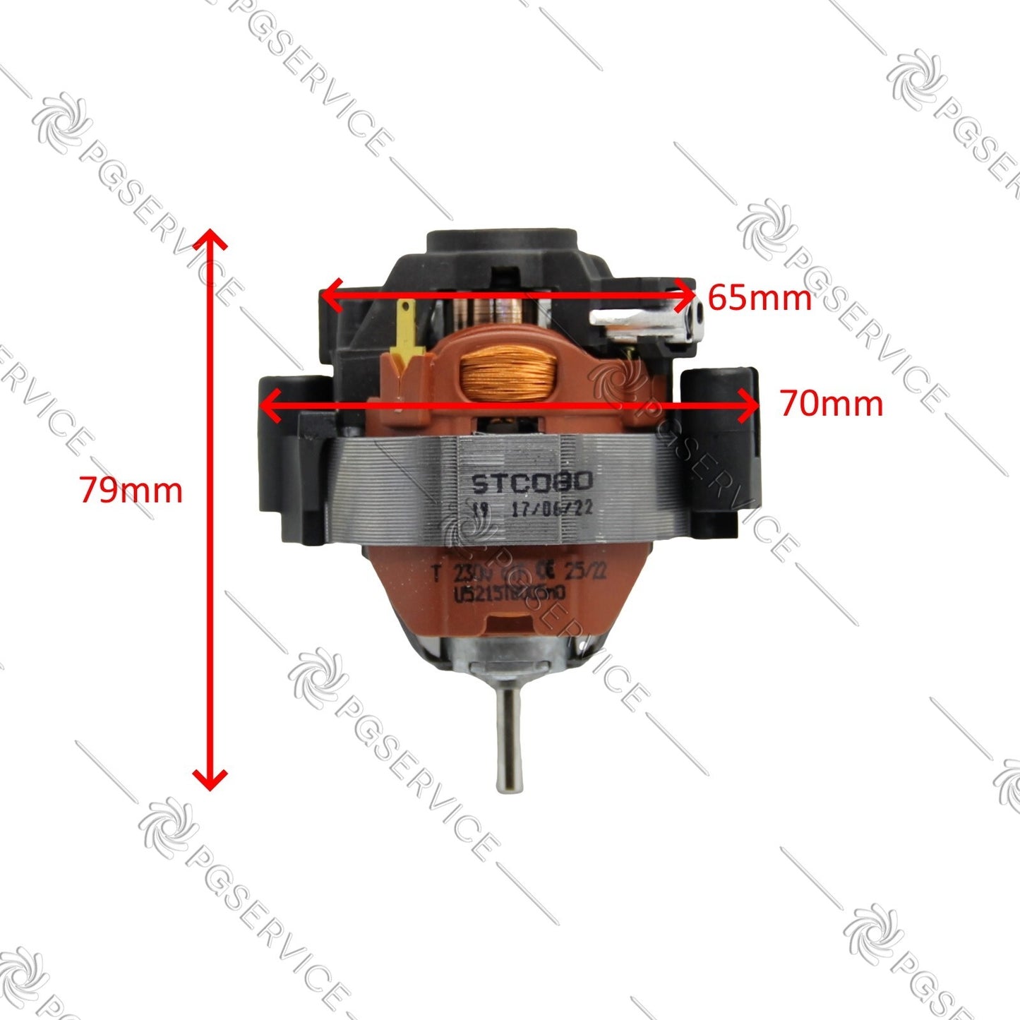Elchim Motor STC080 230V Haartrockner 3800 Idea 3900 Idea Milano 8Th