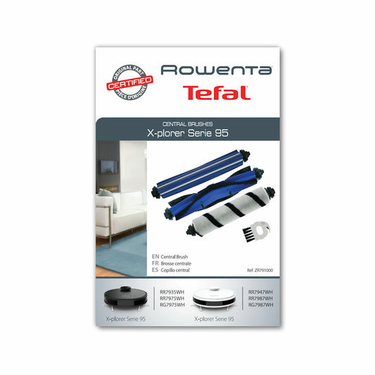 Rowenta Kit 3 Roller Brushes Robot Vacuum Xplorer 95 RR7947 RR7975 RR7987