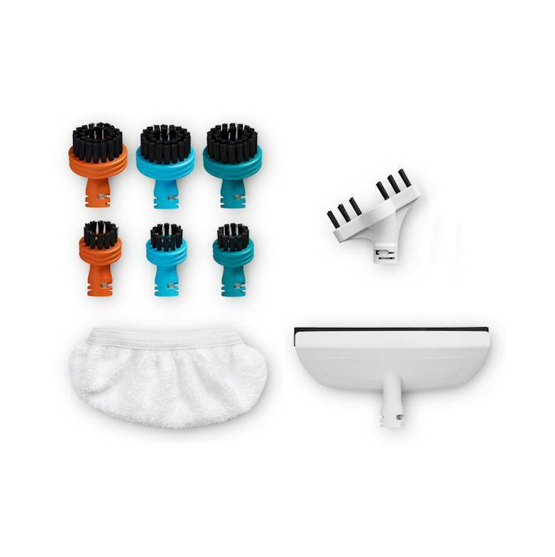 Rowenta kit accessori spazzolini fughe vetri scopa vapore Clean Steam Multi RY85