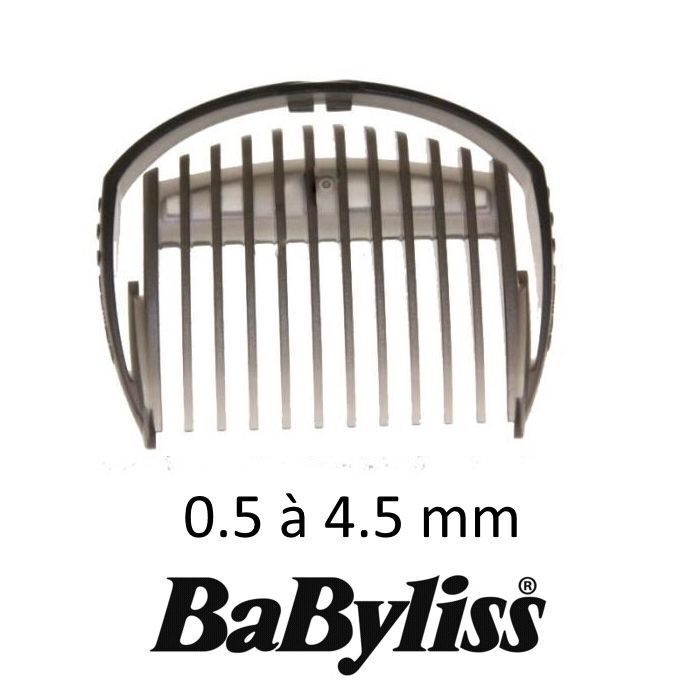 BaByliss pettine 0,5 - 4,5 mm rasoio tagliacapelli E709 E712 E769 E779 WTech