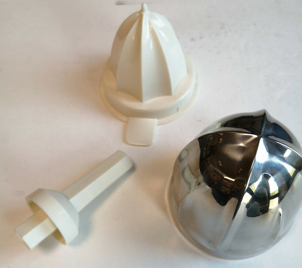 Ariete cono spremitore grande piccolo perno rotante spremiagrumi Vintage 0413