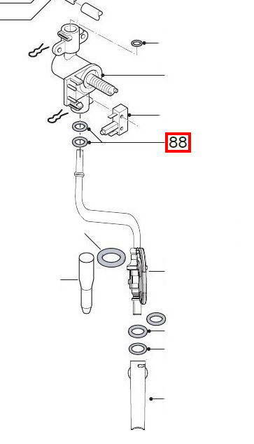 Delonghi guarnizione vapore OR 6mm macchina caffè BCO260 EC250 EN550 ESAM