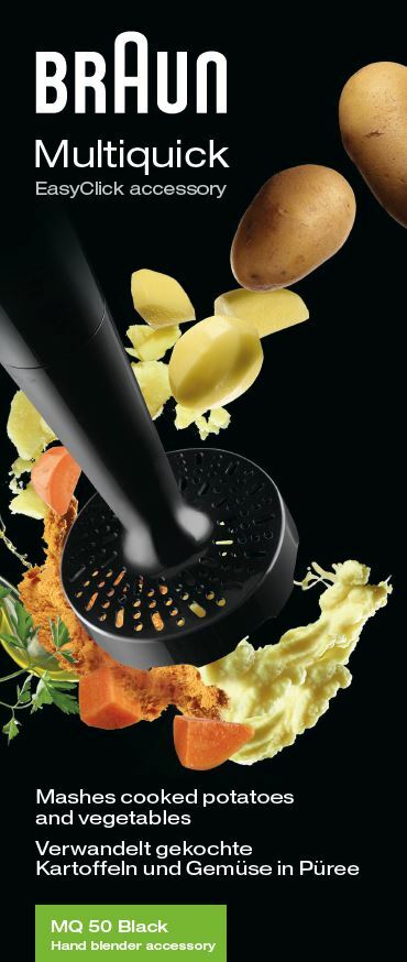 Braun akcesorium MQ50 tłuczek do ziemniaków warzywa Puree MQ700 4130 4165 4191 4199
