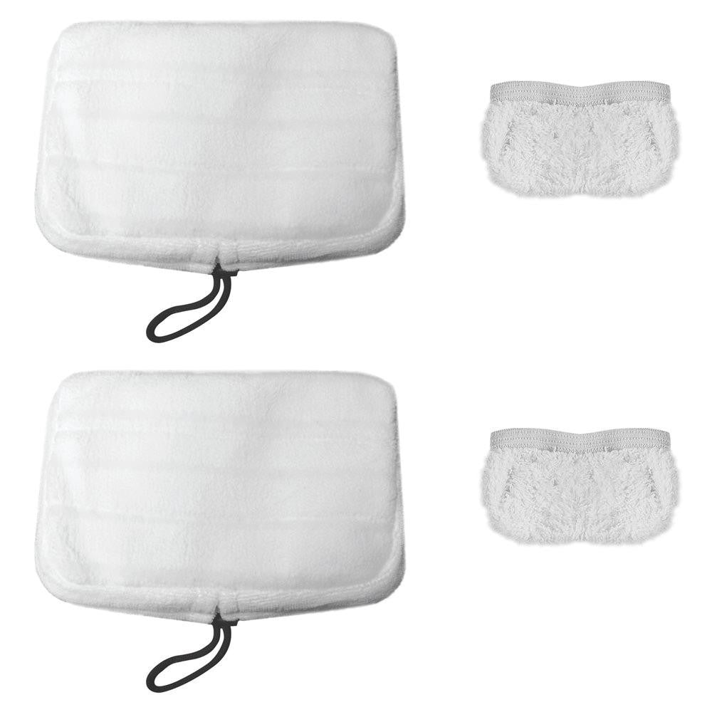 Polti 2x doeken + 2x microvezel caps stoomreiniger Vaporetto SV205 PTEU0252