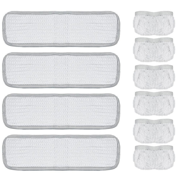 Polti Kit 4 Cloths +6 Headphones Cotton Vaporetto Go Xsteam Handy Smart Airplus