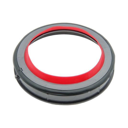 Czerwony pierścień uszczelniający otwarcia zbiornika na kurz odkurzacza Dyson V10 SV12