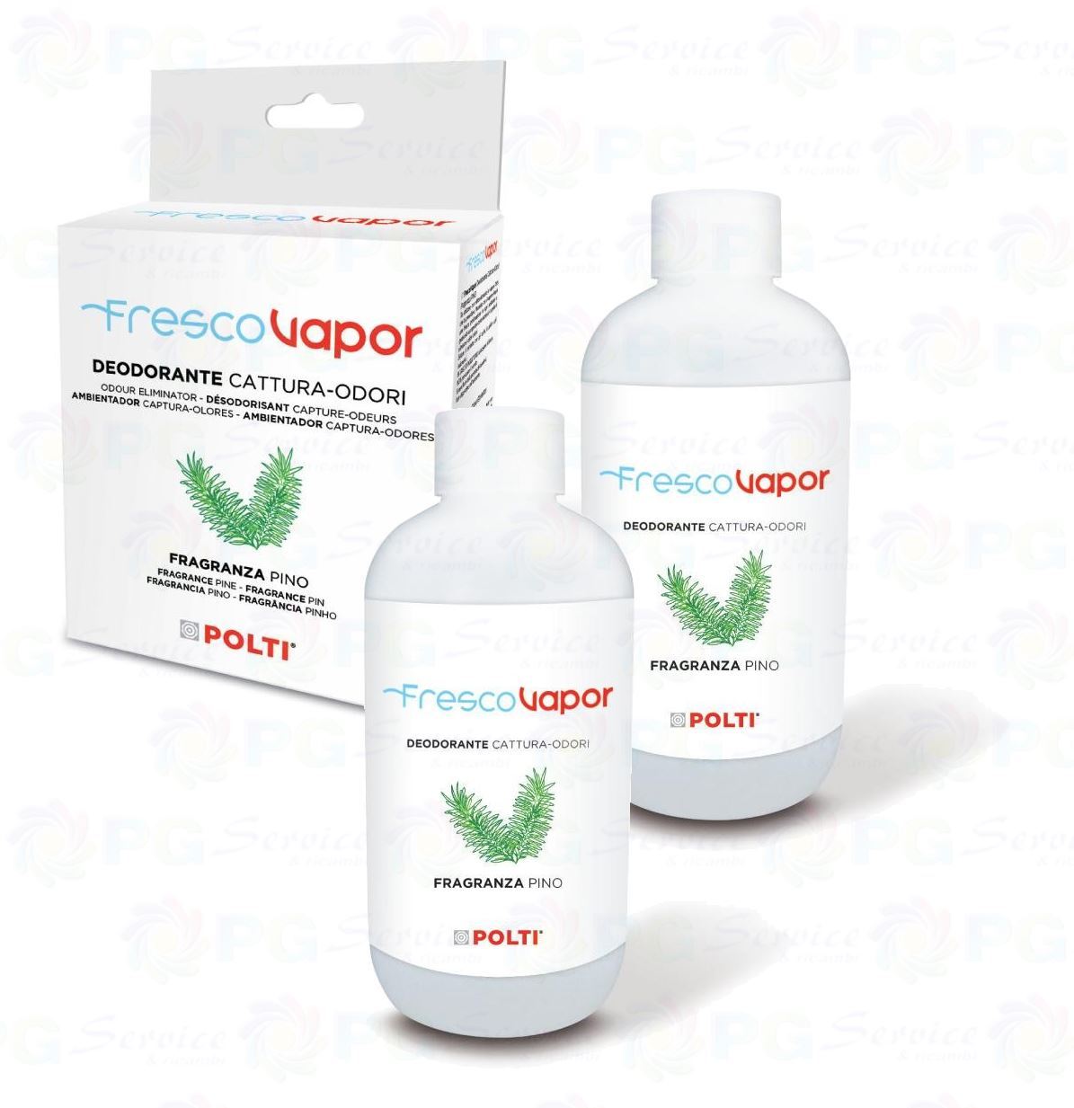 Polti 2x Frescovapor deodorante Pino Vaporetto Smart Handy Diffusion SV420 SV440