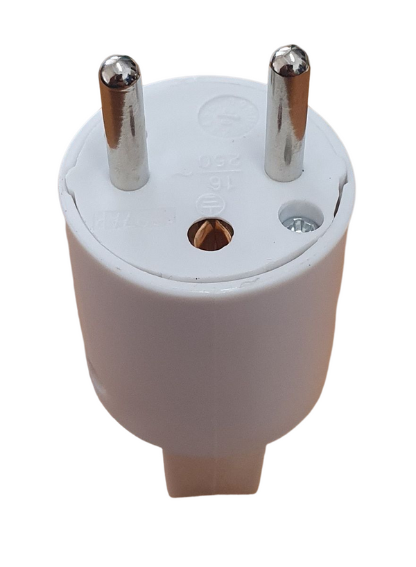 Spina Schuko tipo E 16A 230V 3680W per elettrodomestici Francia Belgio Polonia