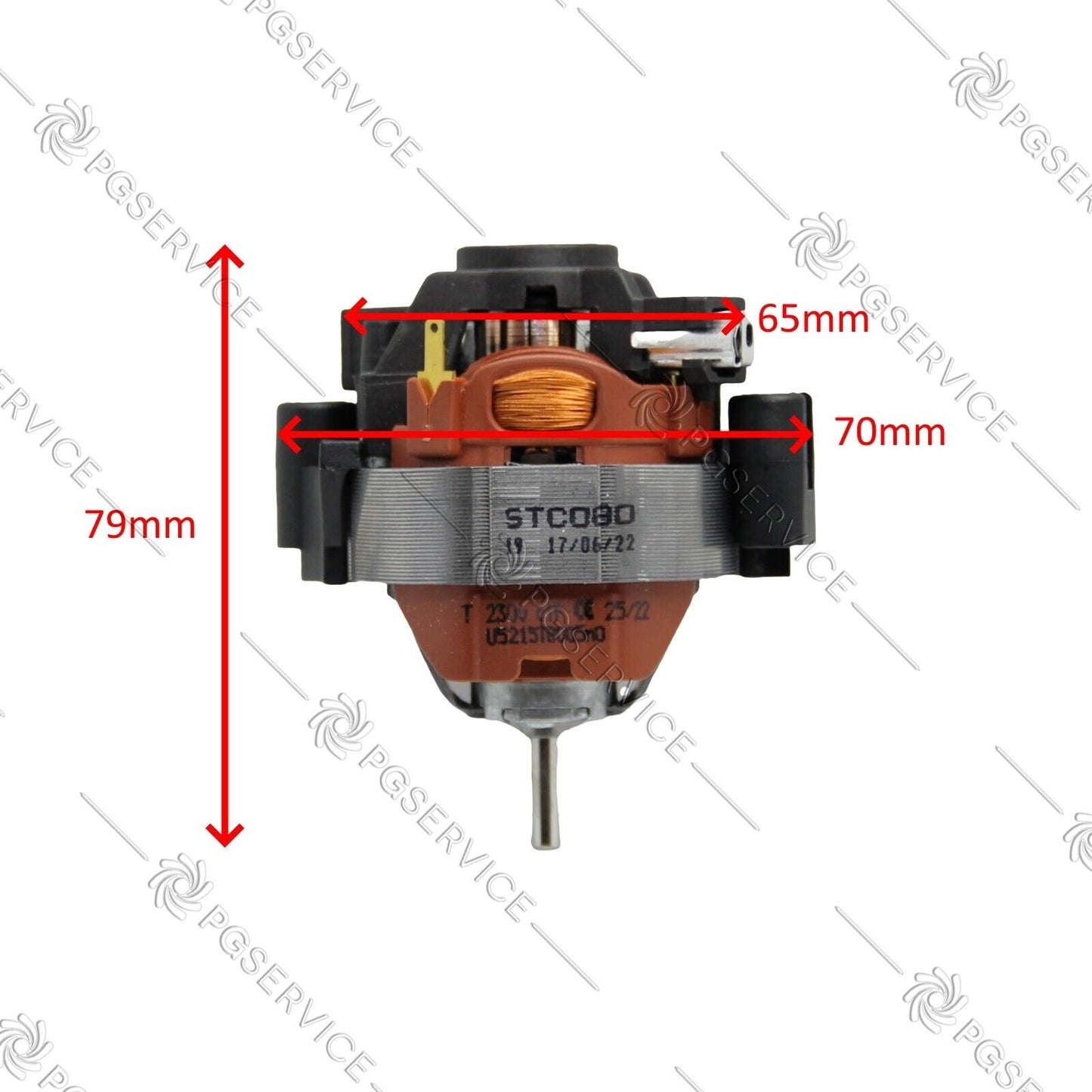 Elchim motore STC080 230V phon asciugacapelli 3800 Idea 3900 Idea Milano 8Th