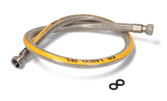 SKL tub flexibil pentru gaz de bucătărie femelă femelă 1/2" 1000mm EN14800 certificat CE