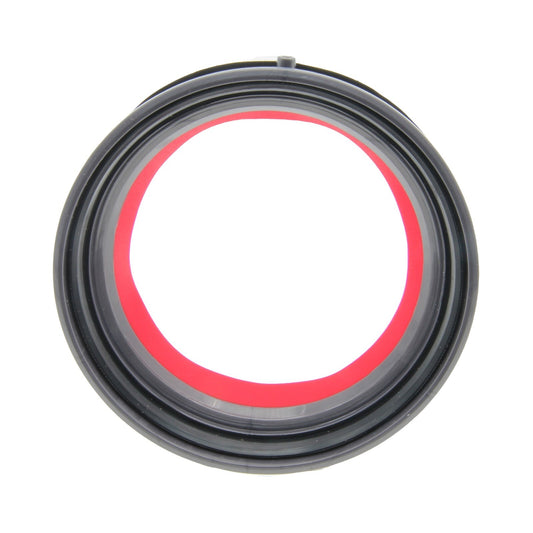Czerwony pierścień uszczelniający otwarcia zbiornika na kurz odkurzacza Dyson V10 SV12