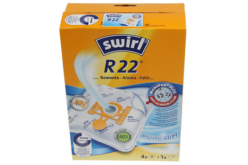 Swirl R22 4 sacchi microfibra aspirapolvere Compacto Maximum Hoover Gemini Faki