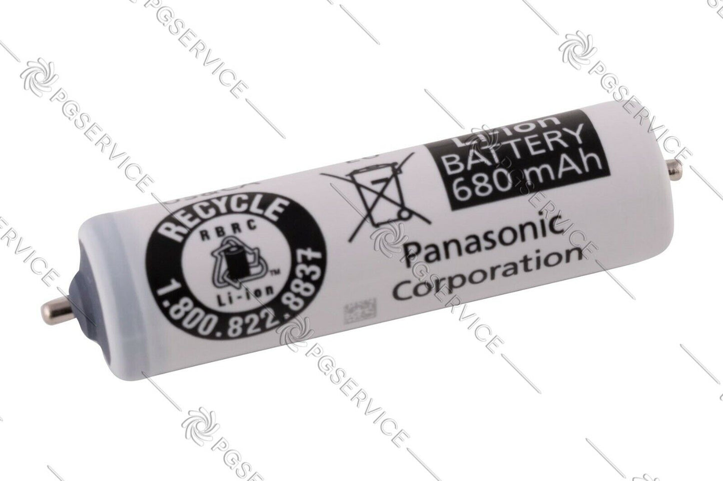 Panasonic batteria Li-Ion 680mAh rasoio epilatore ES-EL9 ES-LV6 Braun UR14500Y