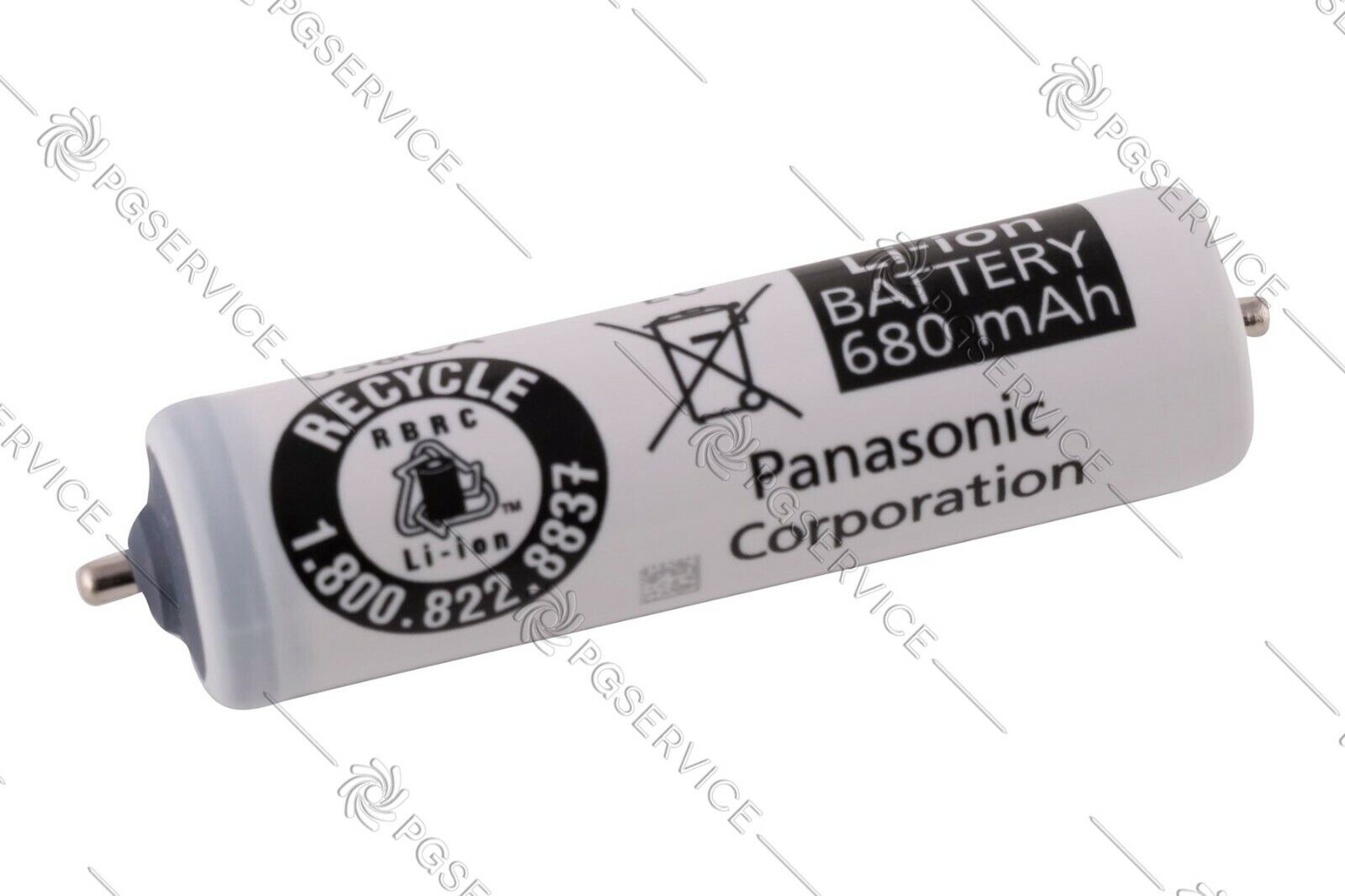 Panasonic batteria Li-Ion 680mAh rasoio epilatore ES-EL9 ES-LV6 Braun UR14500Y