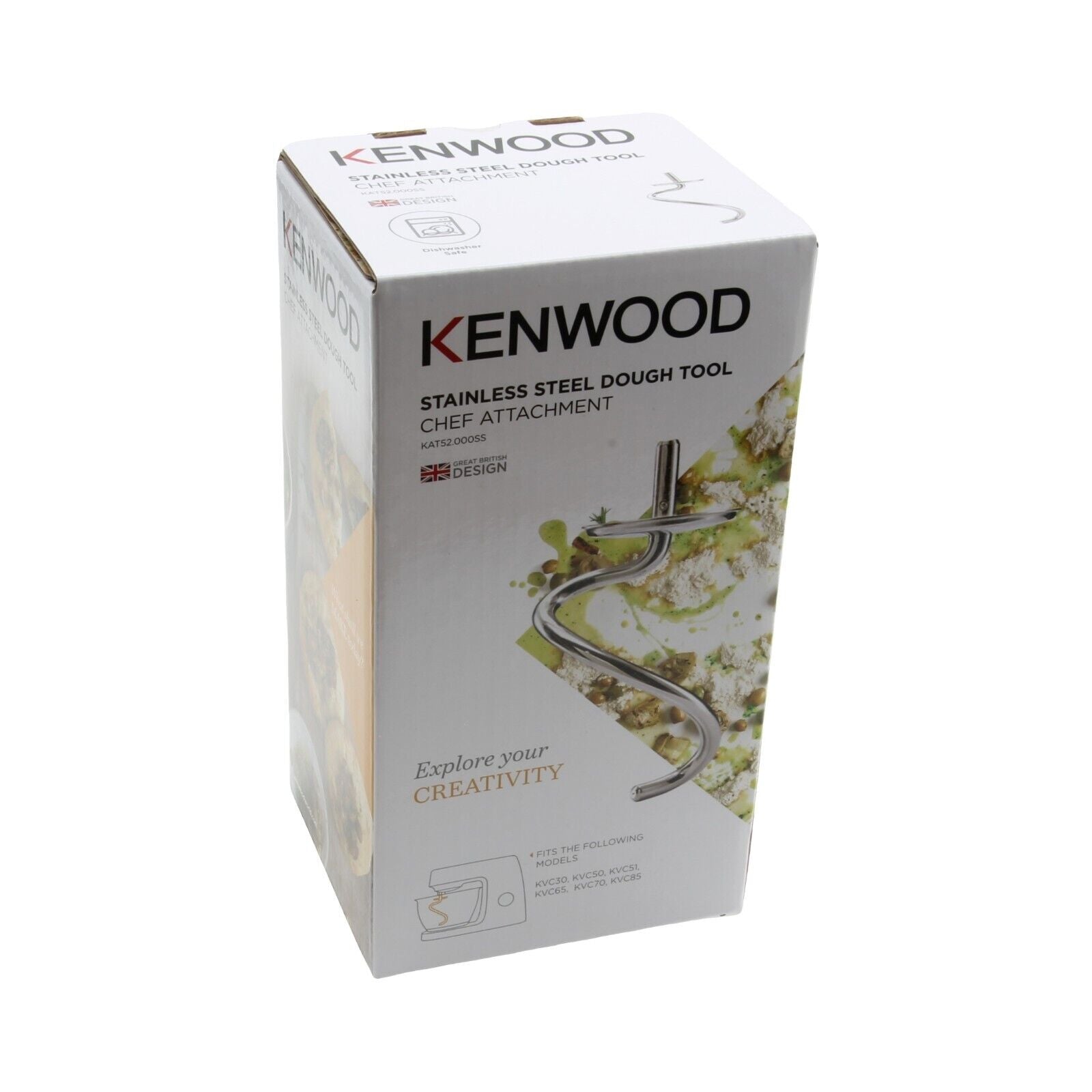 Kenwood frusta gancio spirale planetaria Chef Elite Bake KVC30 KVC50 KVC70 KVC80
