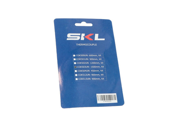 Universelle Thermoelementlänge 150 cm mit 5 Universaladaptern