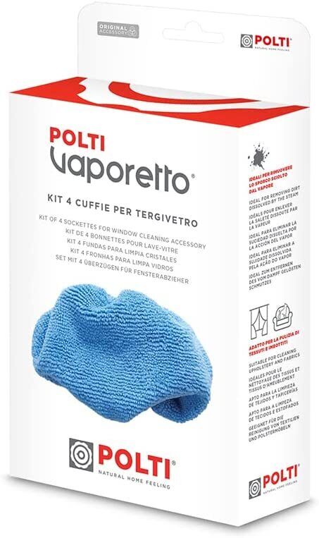 Polti cuffie panni tessuti vetri scopa Vaporetto Style SV610 SV620 SV650 SV660