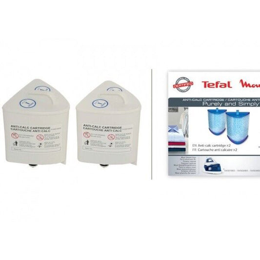 Tefal 2x cartuccia filtro acqua ferro Purely Simply SV5005 SV5020 SV5022 SV5030