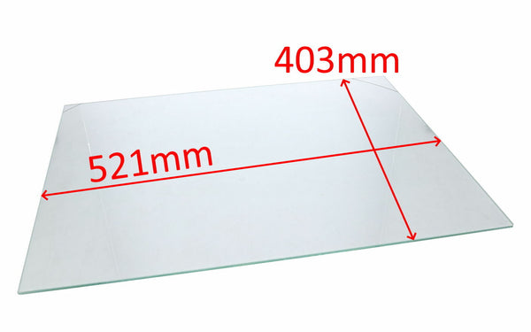 Electrolux AEG Rex Zanussi ripiano mensola vetro frigo 521x403mm ENA ENB RRB ZNB