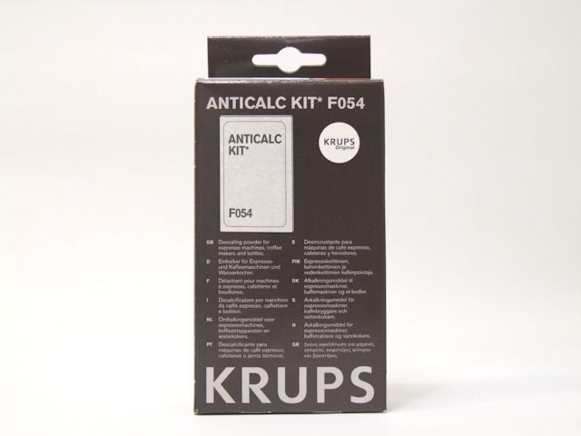 Krups 2 bustine decalcificante + test durezza acqua macchina caffè Dolce Gusto