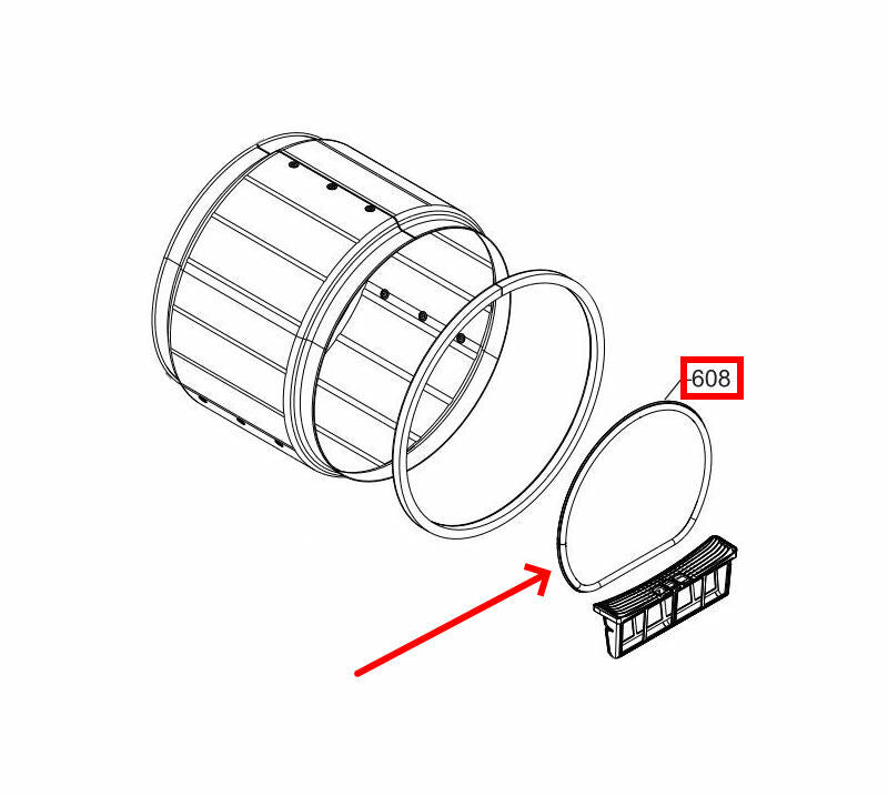 Electrolux AEG Zanussi guarnizione oblò asciugatrice T5 T6 EDC EDH EDP RDH